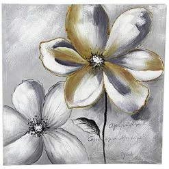 Best deal 🌟 Jeco Inc. Jeco Floral And Botanical Canvas Art In Gray And White 🔔