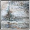 Outlet 🎁 Uttermost Open Seas Abstract Hand Painted Canvas 🤩