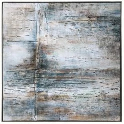 Outlet 🎁 Uttermost Open Seas Abstract Hand Painted Canvas 🤩