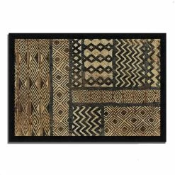 Best Sale 😍 Tangletown Fine Art 33 X 23 Kuba Abstract By Sue Schlabach - Wood Framed Print Wall Art Multi-Color 🔔