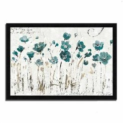 Deals 🛒 Tangletown Fine Art 46" X 33" Abstract Balance VI Blue By Lisa Audit - Wood Framed Print Multi-Color 🤩