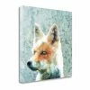 Best Sale 🌟 Tangletown Fine Art 20" X 20" Abstract Fox By Ancello - Wall Art Print On Canvas Fabric Multi-Color 😉
