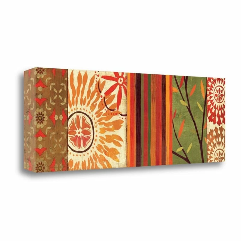 Cheap ๐คฉ Tangletown Fine Art 34x12 Abstract Nature IV By Veronique Charron Print On Canvas Fabric Multi-Color ๐