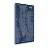 Best reviews of 😀 Tangletown Fine Art 16x24 Blueprint Map New York By Sue Schlabach Print On Canvas Fabric Multi-Color 🧨
