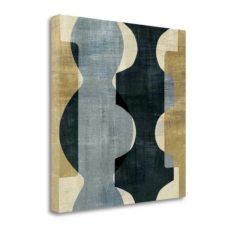Budget โ๏ธ Tangletown Fine Art 18x18 Geometric Deco I By Wild Apple Portfolio Print On CanvasFabric Multi-Color ๐ฅ