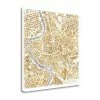Best deal 😍 Tangletown Fine Art 18" X 18" Gilded Rome Map By Laura Marshall - Print On Canvas Fabric Multi-Color ⭐