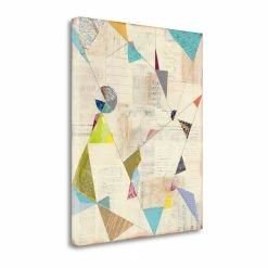 Best deal 😍 Tangletown Fine Art 18x21 Geometric Background I By Courtney Prahl Print On CanvasFabric Multi-Color 🧨