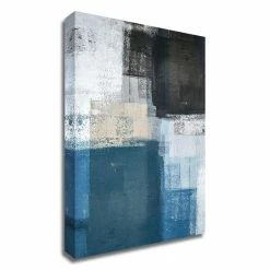 Best Sale 😍 Tangletown Fine Art 12" X 18" Abstract Blue II By Incado - Wall Art Print On Canvas Fabric White 🎁