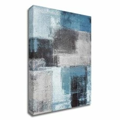 Wholesale ⌛ Tangletown Fine Art 12" X 18" Abstract Blue III By Incado - Wall Art Print On Canvas Fabric White 🥰