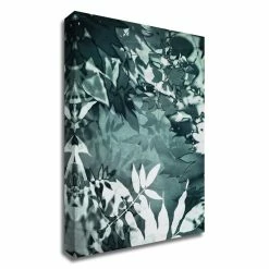 Cheap 😉 Tangletown Fine Art 14 X 19 Abstract Leaves By Iris Lehnhardt- Wall Art Print On Canvas Fabric White 🤩