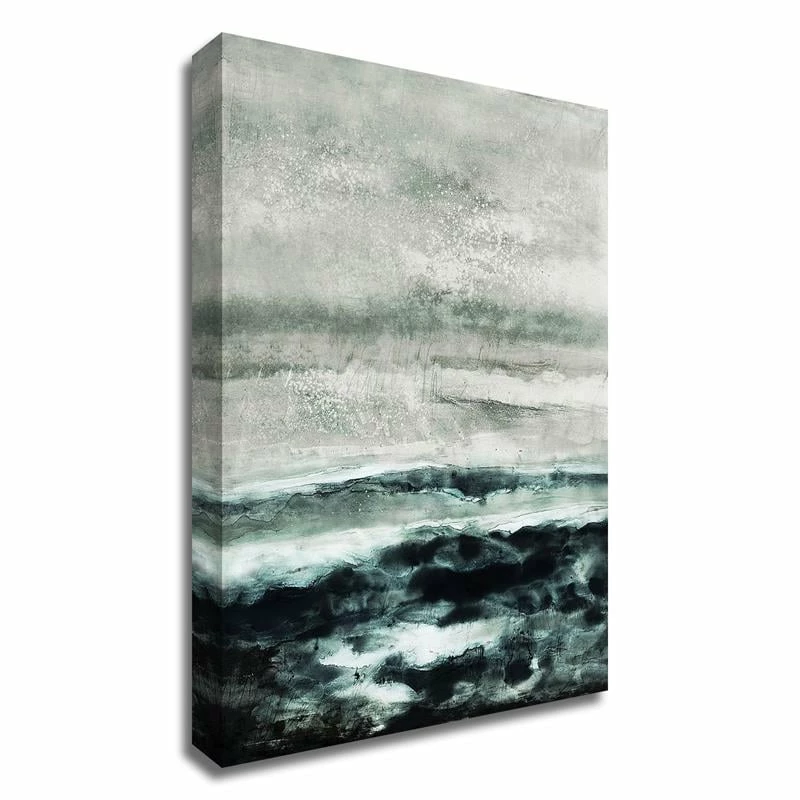Outlet โค๏ธ Tangletown Fine Art 15" X 21" Abstract Waterscape By Iris Lehnhardt - Print On Canvas Fabric White ๐ฅ