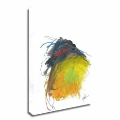 Top 10 😍 Tangletown Fine Art 17" X 22" Abstract Landscape No. 15 By Jan Weiss - Print On Canvas Fabric Yellow 🎁