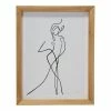 Brand new ✨ Stratton Home Decor Abstract Body Outline Framed Wall Art In Natural ✨