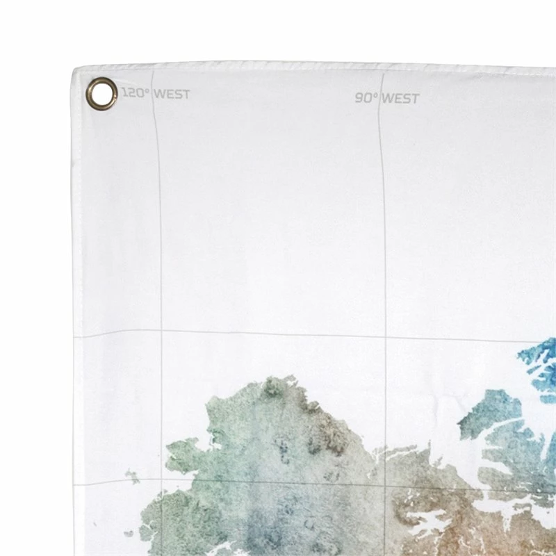 Hot Sale 🤩 Stratton Home Decor To Travel Is To Live Watercolor Map Wall Tapestry 🛒 - Image 4