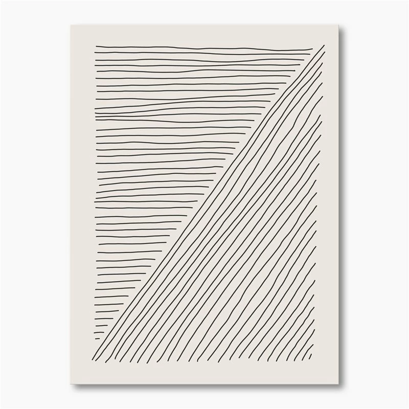 Cheapest โค๏ธ Designart 30" X 40" "Geometric Lines IV" Fabric Canvas Wall Art In Black ๐ฅ