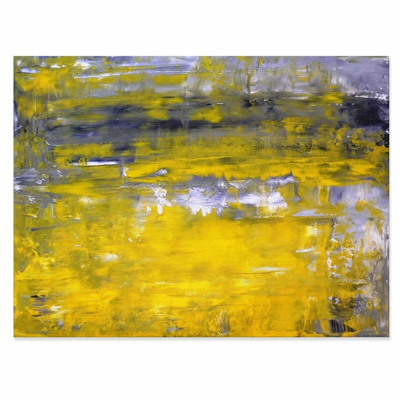 Top 10 ๐ Designart 40" X 30" "Abstract Painting" Fabric Canvas Wall Art In Gray โ๏ธ - Image 3
