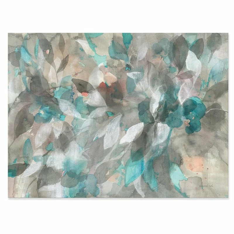 Brand new 😍 Designart 40" X 30" "Abstract RW Nature" Fabric Canvas Wall Art In Green 🎁