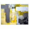 Best reviews of ❤️ Designart 46" X 36" "Abstract Blur Pattern" Fabric Canvas Wall Art In Yellow ⌛
