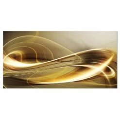 Best deal 👏 Designart 32" X 16" "Elegant Abstract Sofa Art" Fabric Canvas Wall Art In Gold 😉