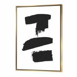 Wholesale ๐ Designart 30" X 40" "Geometric Company I" Fabric Canvas Wall Art In Black ๐งจ