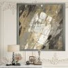 Best reviews of 🌟 Designart 30" X 40" "Handpainted Abstract" Fabric Canvas Wall Art In Gold 🧨