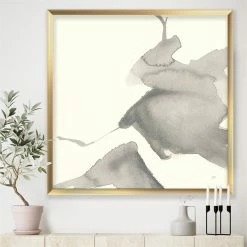 Wholesale ๐ฅฐ Designart 30" X 30" "Geometric Zen V" Fabric Canvas Wall Art In Gray โญ