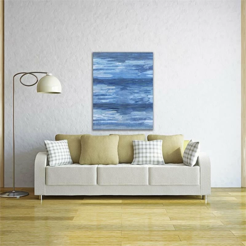Cheap โ๏ธ Tangletown Fine Art Sapphire Abstract By Marta Wiley 34 X 44 Wall Art Print On Canvas Fabric Blue ๐ - Image 3