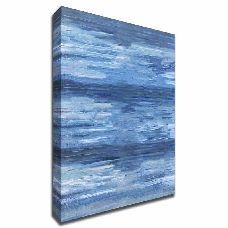 Cheap โ๏ธ Tangletown Fine Art Sapphire Abstract By Marta Wiley 34 X 44 Wall Art Print On Canvas Fabric Blue ๐ - Image 4