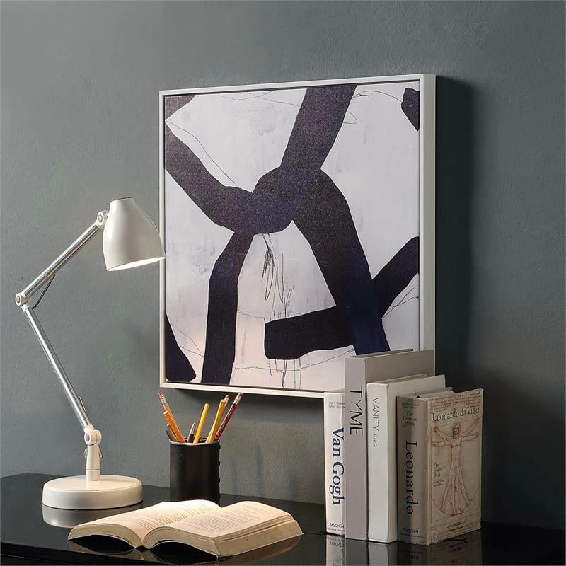 Coupon โจ Carolina Classics Set Of 2 Abstract Wall Art With White Frame In Blue ๐ - Image 3