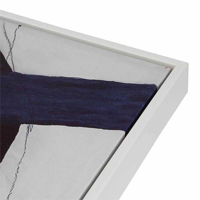 Coupon โจ Carolina Classics Set Of 2 Abstract Wall Art With White Frame In Blue ๐ - Image 4