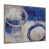 Outlet 🤩 Carolina Classics Circle Abstract Wall Art 24 X 32 With Silver Frame In Blue 😉