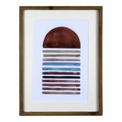 Wholesale ๐งจ Stratton Home Decor Colored Abstract Sun Wood Framed Wall Art In Multi-Color ๐