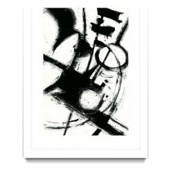 Best deal ✔️ Giant Art 24x36 Expression Abstract II White Matted And Framed In White ✔️