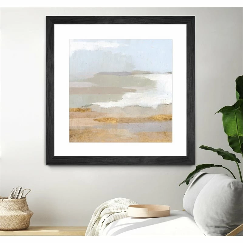 Best Sale ๐ฅ Giant Art 36x36 Abstract Coastland II Matted And Framed In White ๐ - Image 2