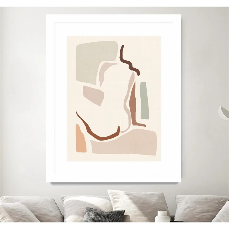 Best Pirce โค๏ธ Giant Art 24x32 Lounge Abstract I Matted And Framed In Pink ๐ - Image 3