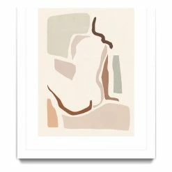 Best Pirce ❤️ Giant Art 24x32 Lounge Abstract I Matted And Framed In Pink 🎁