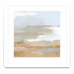 Wholesale 👍 Giant Art 36x36 Abstract Coastland II Matted And Framed In White 😀