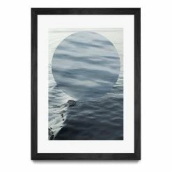 Best deal 🔥 Giant Art 24x36 Round Geometric Matted And Framed In Multi-Color 😀