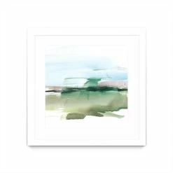 Best reviews of 🌟 Giant Art 30x30 Abstract Wetland II Matted And Framed In White 💯