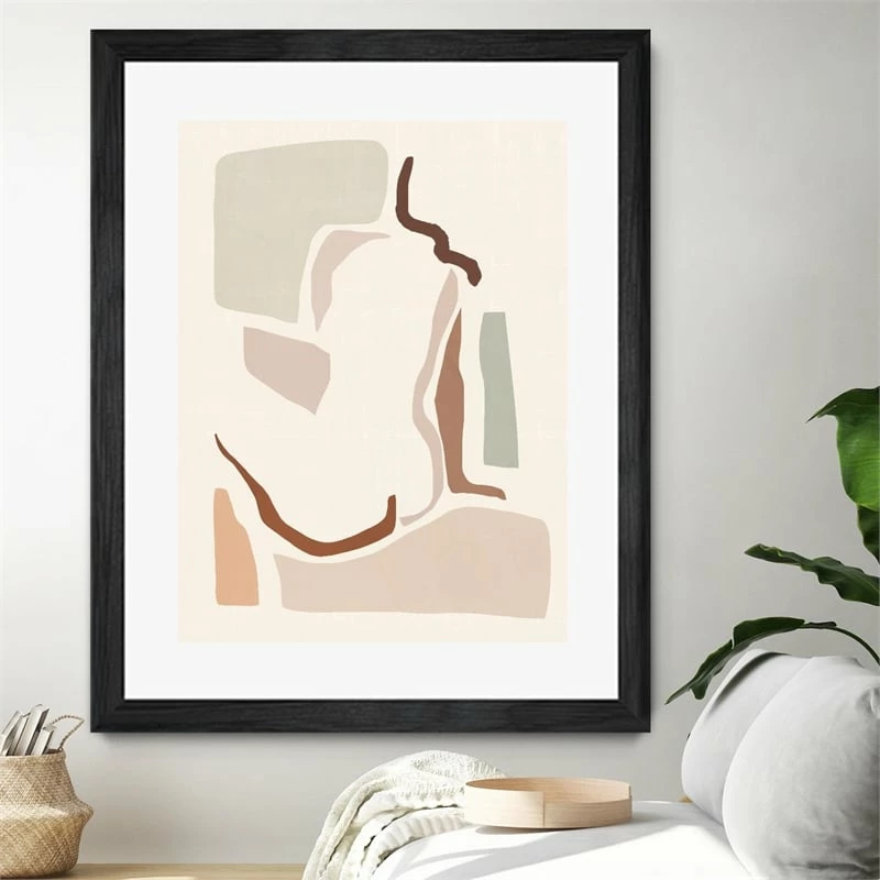 Best Pirce 💯 Giant Art 30x40 Lounge Abstract I Matted And Framed In Pink 😀 - Image 2
