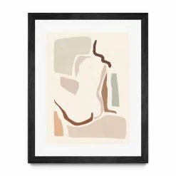 Best Pirce 💯 Giant Art 30x40 Lounge Abstract I Matted And Framed In Pink 😀