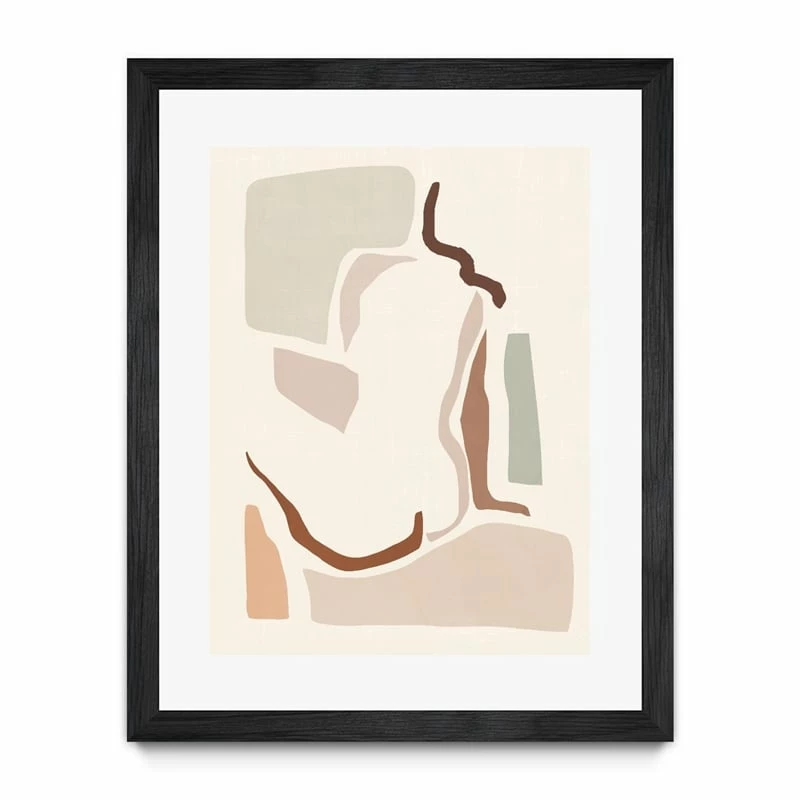 Best Pirce 💯 Giant Art 30x40 Lounge Abstract I Matted And Framed In Pink 😀