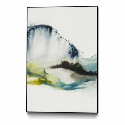 Best deal 🤩 Giant Art Canvas 24x36 Abstract Terrain III Framed In Multi-Color 🔥