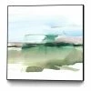Outlet 🔥 Giant Art Canvas 30x30 Abstract Wetland II Framed In White 🧨
