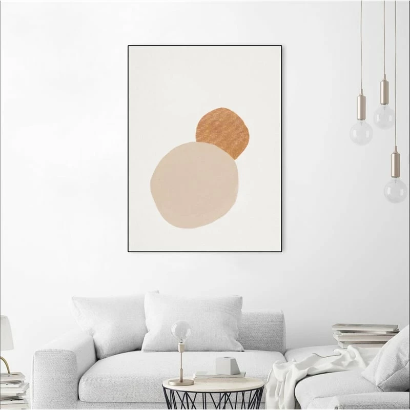 Cheapest โ Giant Art Canvas 24x32 Sunset Abstract Framed In Multi-Color ๐คฉ - Image 3