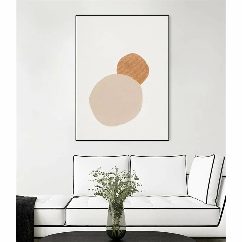 Cheapest โ Giant Art Canvas 24x32 Sunset Abstract Framed In Multi-Color ๐คฉ - Image 2