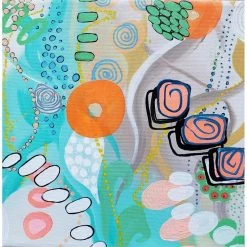 Best Pirce 🥰 Giant Art 54x54 Abstract Distraction 20 Fine Art Giant Canvas Print In Orange 👍