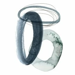 Promo 🎁 Giant Art 72x54 Looping Abstract I Fine Art Giant Canvas Print In Green 🔔