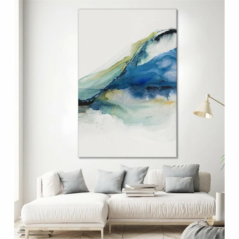 Cheap ๐ Giant Art 72x48 Abstract Terrain IV Fine Art Giant Canvas Print In Green ๐คฉ - Image 2