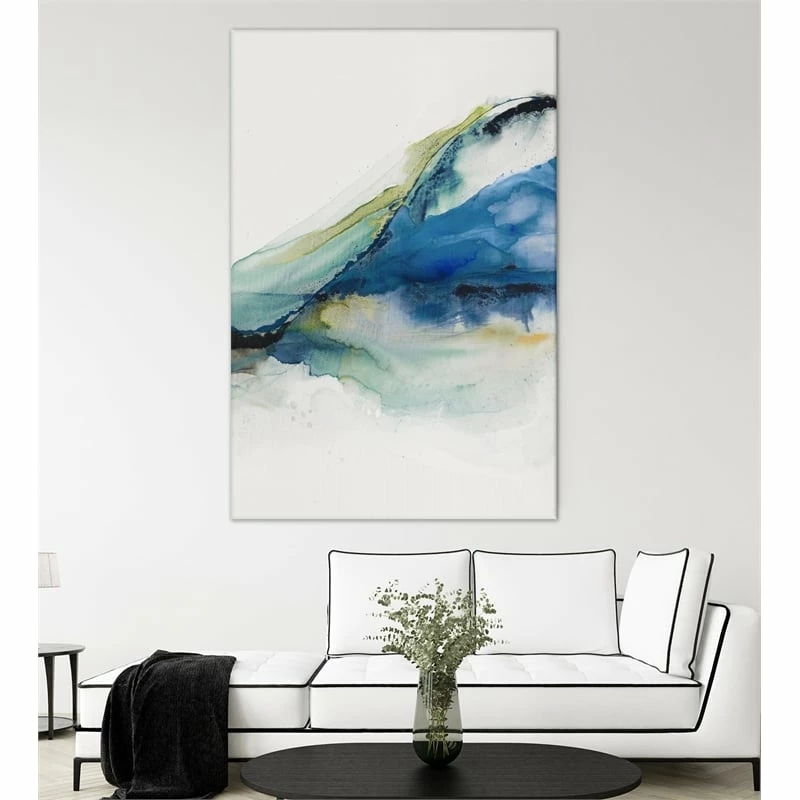 Cheap ๐ Giant Art 72x48 Abstract Terrain IV Fine Art Giant Canvas Print In Green ๐คฉ - Image 3